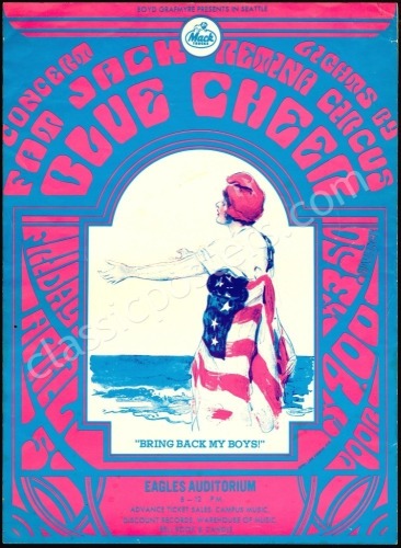 Attractive Blue Cheer Eagles Auditorium Poster