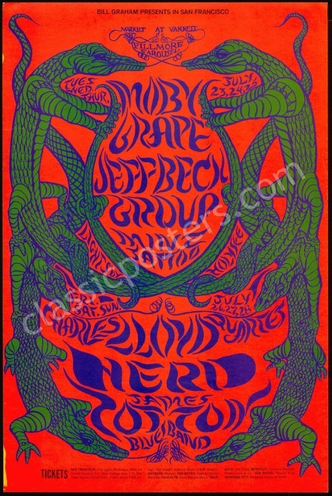 BG130 Jeff Beck Poster