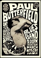 Elusive Original FD-3 Paul Butterfield Poster