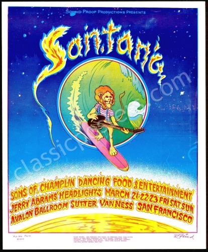 Attractive AOR 2.31 Santana Poster