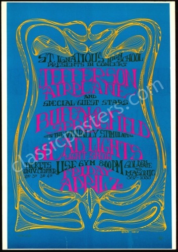 Gorgeous AOR 2.241 Buffalo Springfield Poster