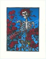 Stanley Mouse Skeleton and Roses Art Print