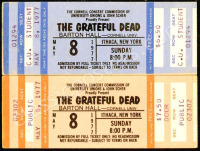 Awesome Pair of Grateful Dead Barton Hall Tickets