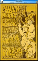 Scarce Signed Original BG-55 Grateful Dead Poster