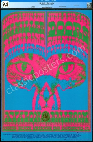 Wonderful Original Certified FD-64 The Doors Poster