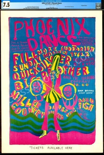 Certified AOR 2.47 Phoenix Dance at The Fillmore Poster