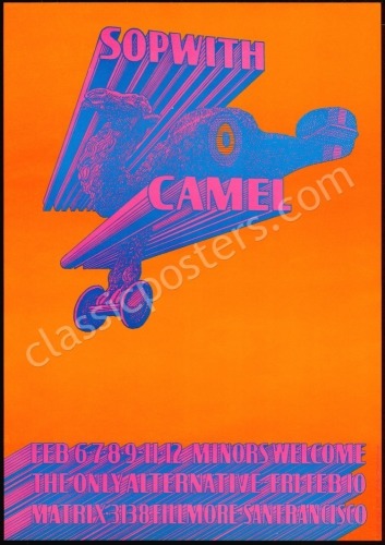 Scarce Original NR-5 Sopwith Camel Poster