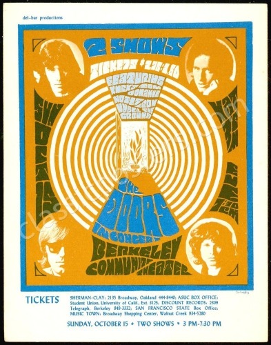 Popular The Doors at Berkeley Handbill