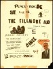 Scarce Peace Rock The Fillmore Handbill