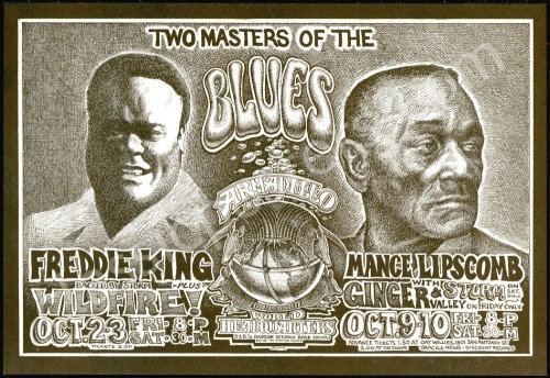 Armadillo Masters of the Blues Handbill