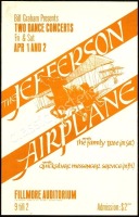 Scarce BG-1A Jefferson Airplane Handbill