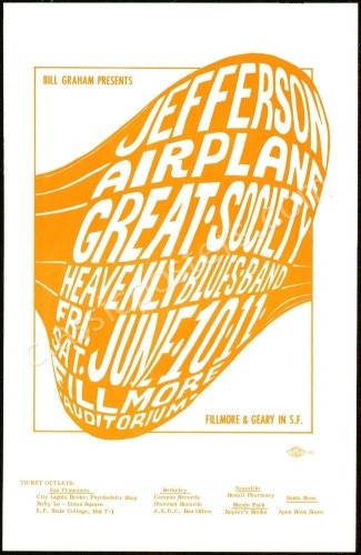 BG-10 Jefferson Airplane Handbill