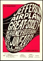 Beautiful Original BG-10 Jefferson Airplane Poster