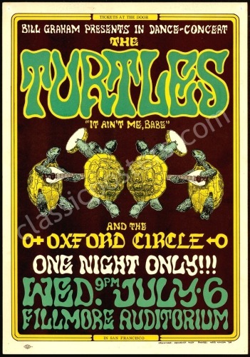 Charming Original BG-15 Turtles Poster