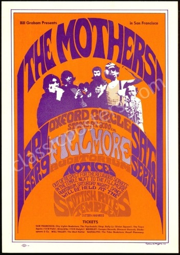 Original BG-27 Mothers of Invention Poster