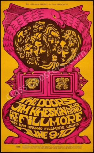 Pleasing BG-67 The Doors Poster