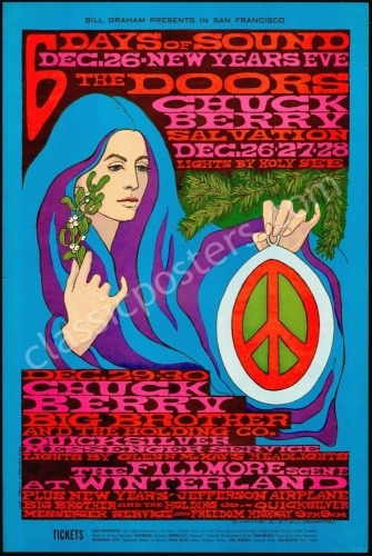 Beautiful BG-99 New Year’s Eve The Doors Poster