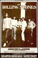 Rare First Print BG-201 Rolling Stones Poster