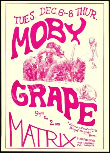 Elusive AOR 2.107 Moby Grape Matrix Poster