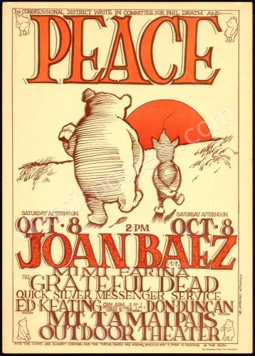 Marvelous Original AOR 2.325 Peace Poster