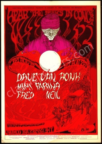 Dazzling AOR 2.262 Dave Van Ronk Poster