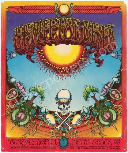 Original AOR 2.24 Grateful Dead Aoxomoxoa Poster