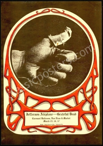 Uncommon AOR 2.172 Grateful Dead Sore Thumb Poster