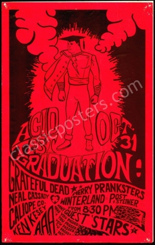 Rare AOR 2.209 Acid Test Graduation Poster