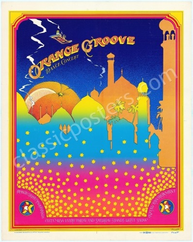 Amazing AOR 3.64 Orange Groove Poster