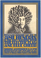 Scarce Original AOR 3.72 Jimi Hendrix Shrine Poster