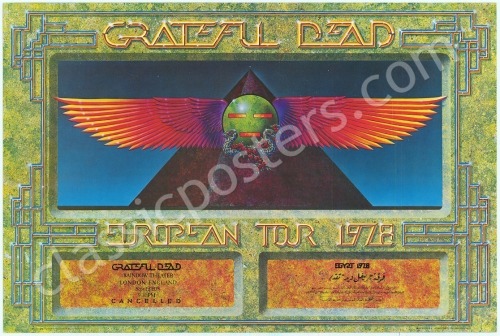 Attractive Grateful Dead London Poster