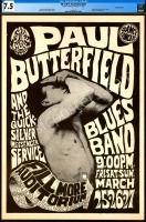 Certified Original FD-3 Paul Butterfield Poster