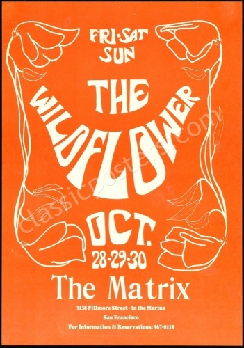 Scarce AOR 2.125 Wildflower Matrix Poster