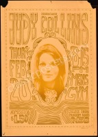 Rare 1969 Judy Collins San Jose Poster