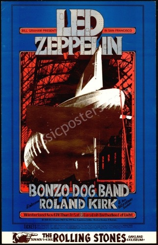 Pleasing BG-199 Led Zeppelin Poster