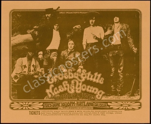 A Second CSNY Portland Poster