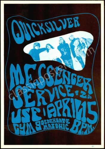 Scarce Quicksilver Messenger Service Poster