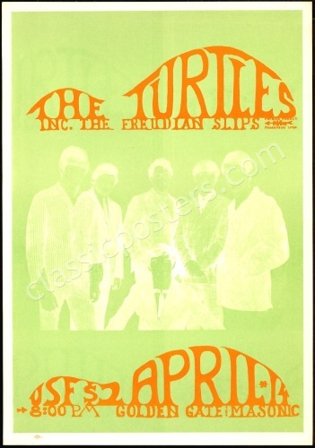 1967 University of San Francisco Turtles Poster