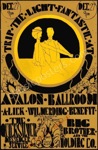 Avalon Ballroom Lick-Wilmerding Benefit Poster