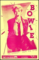 Colorful 1983 David Bowie Austin Poster