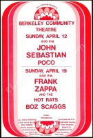 Frank Zappa Berkeley Poster