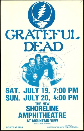 Very Nice Grateful Dead Shoreline Poster