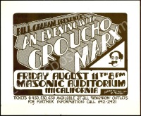 Bill Graham Groucho Marx Poster