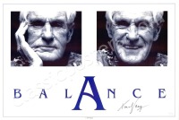 Signed Timothy Leary Balance Poster