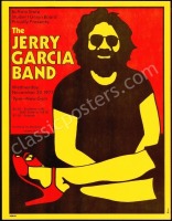 Rare and Mint 1977 Jerry Garcia Band Poster