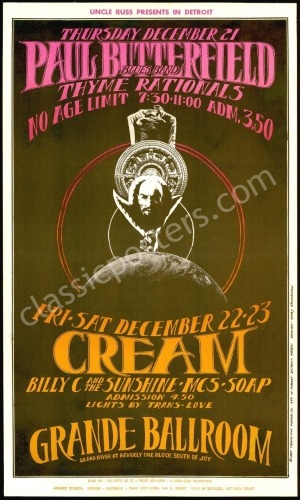 Enticing Grande Ballroom Ming Cream Poster