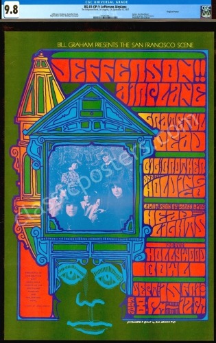 Certified Original BG-81 Grateful Dead Poster