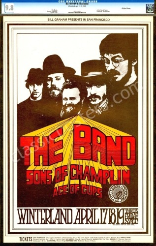 Mint Certified Original BG-169 The Band Poster