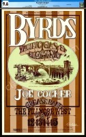 Signed and Certified BG-177 The Byrds Poster