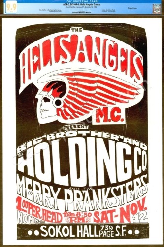 Breathtaking Original AOR 2.247 Hells Angels Poster